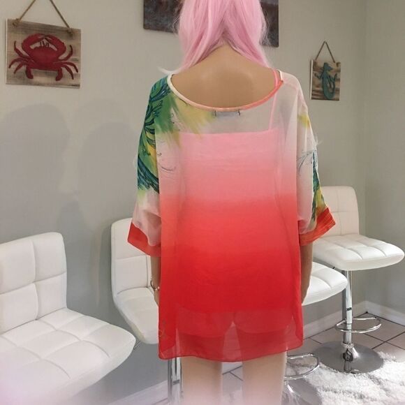 Allegra K hi lo blouse in size small - Picture 6 of 6